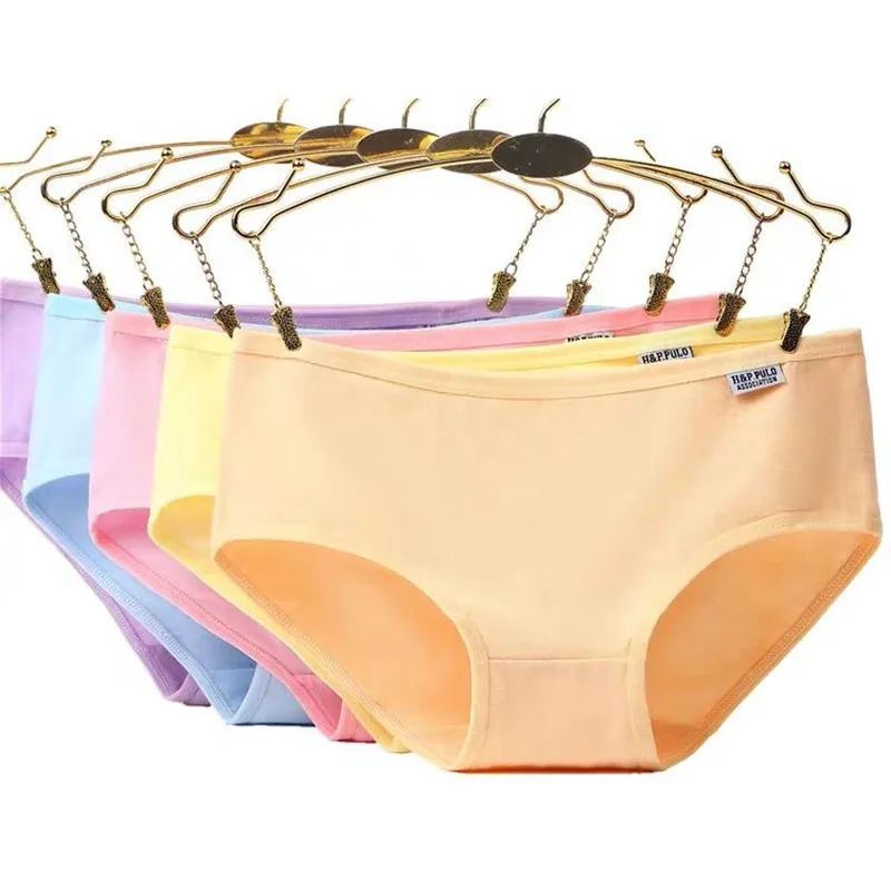 6 Pcs Cotton Girls Underwear Solid Low Waist Short Briefs Comfortable Antibacterial Woman Panties 12-18Y
6 Pcs Cotton Girls Underwear Solid Low Waist Short Briefs Comfortable Antibacterial Woman Panties 12-18Y