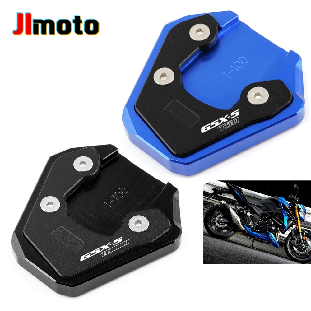 For SUZUKI GSX-S750 GSX-S1000 F GSXS 750 1000 New Motorcycle Kickstand Side Stand Extension Enlarge Pad Support Plate With Logo 
For SUZUKI GSX-S750 GSX-S1000 F GSXS 750 1000 New Motorcycle Kickstand Side Stand Extension Enlarge Pad Support Plate With Logo