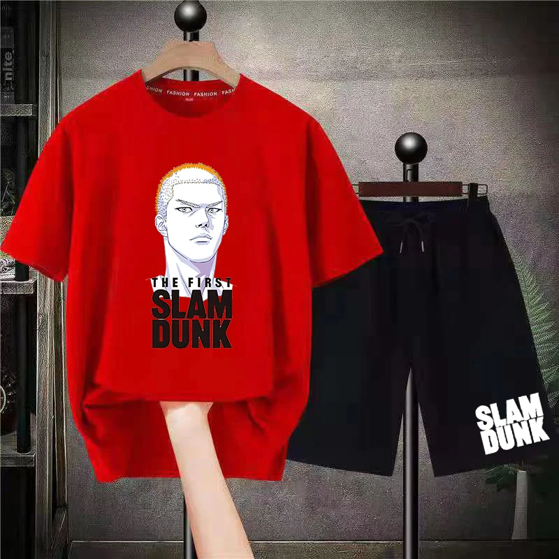 Slam Dunk Print Men's Set Japanese Anime Tshirt Shorts 2 Piece Set Summer Casual Suit Outdoor Short Sleeve Manga Streetwear
Slam Dunk Print Men's Set Japanese Anime Tshirt Shorts 2 Piece Set Summer Casual Suit Outdoor Short Sleeve Manga Streetwear