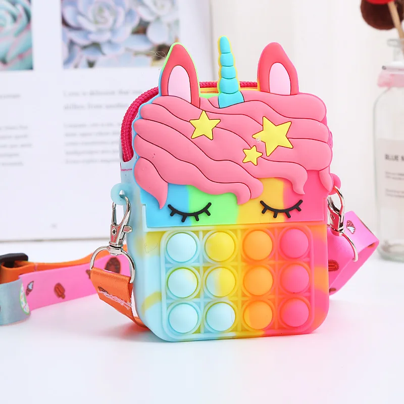 Unicorns Bubble Pops Kids Fidget Toys Children Coin Purse Anti Stress Push Bubble Antistress Toys Adult Girls Boys Birthday Gift
Unicorns Bubble Pops Kids Fidget Toys Children Coin Purse Anti Stress Push Bubble Antistress Toys Adult Girls Boys Birthday Gift