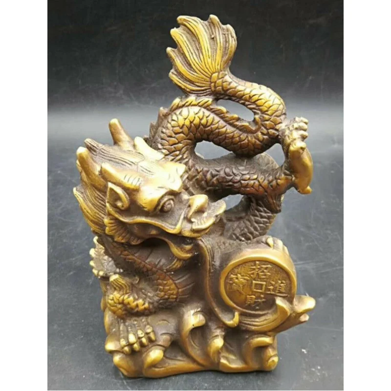 

Китайская античная бронзовая статуэтка фэн-шуй из двенадцати знаков зодиака
