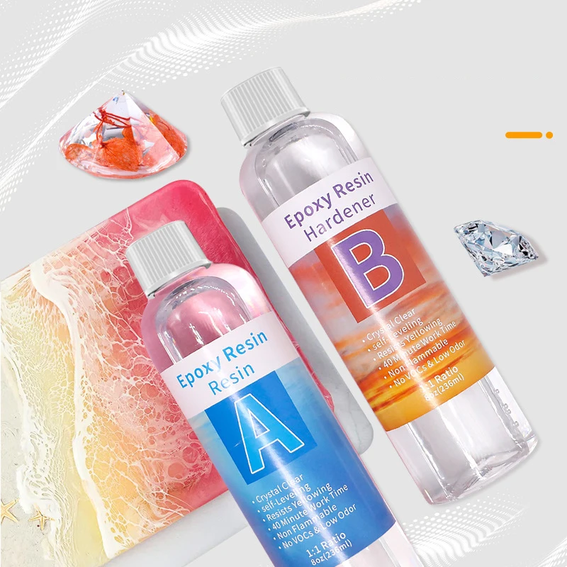 1: 1 AB High-Definition Transparent Epoxy Resin Adhesive Crystal Drop Curing Agent DIY Jewelry Handmade 200/400/800/1000g
1: 1 AB High-Definition Transparent Epoxy Resin Adhesive Crystal Drop Curing Agent DIY Jewelry Handmade 200/400/800/1000g