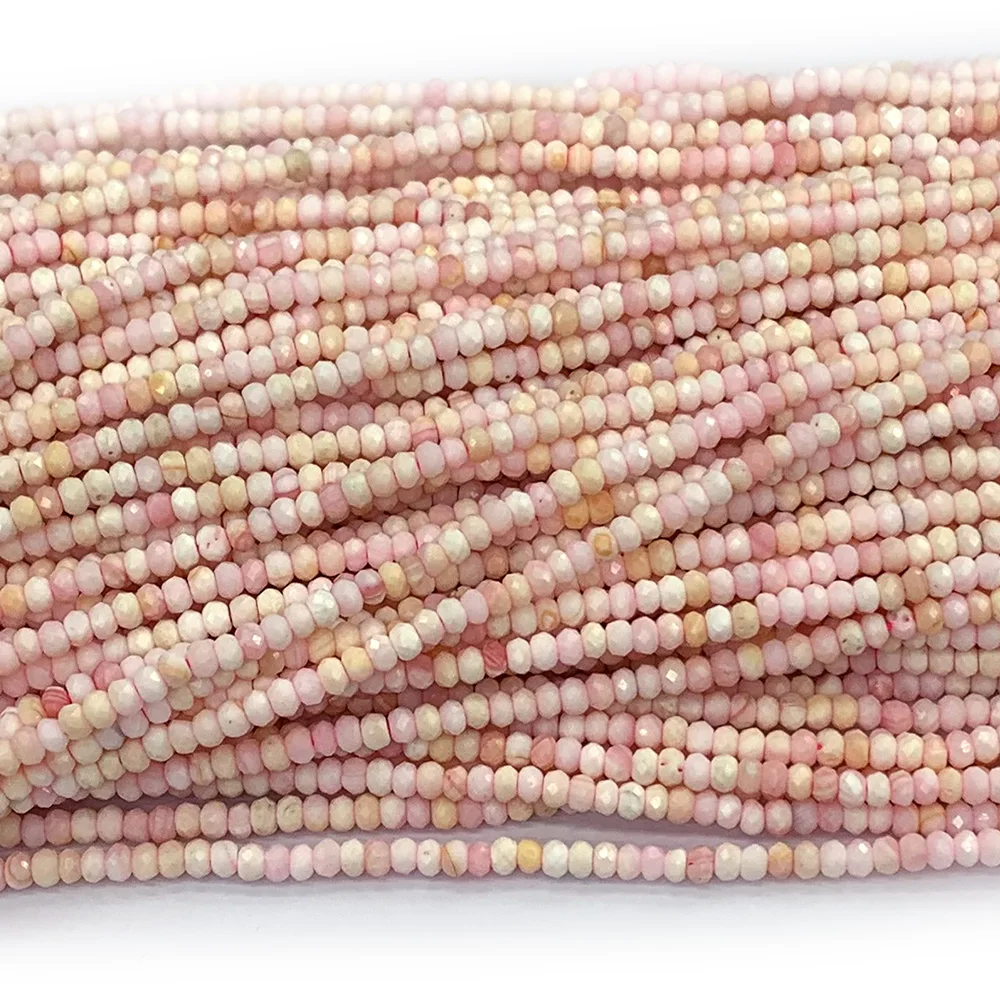 Veemake PInk Opal Faceted Rondelle Beads Jewelry Design Making Natural Gemstones Crystal DIY Necklace Bracelets Earrings Pendant
Veemake PInk Opal Faceted Rondelle Beads Jewelry Design Making Natural Gemstones Crystal DIY Necklace Bracelets Earrings Pendant