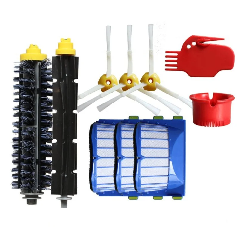 Replacement Part Kit For iRobot Roomba 600 Series 610 620 625 630 650 660 Vacuum Beater Bristle Brush+Aero Vac Filter+side Brush
Replacement Part Kit For iRobot Roomba 600 Series 610 620 625 630 650 660 Vacuum Beater Bristle Brush+Aero Vac Filter+side Brush