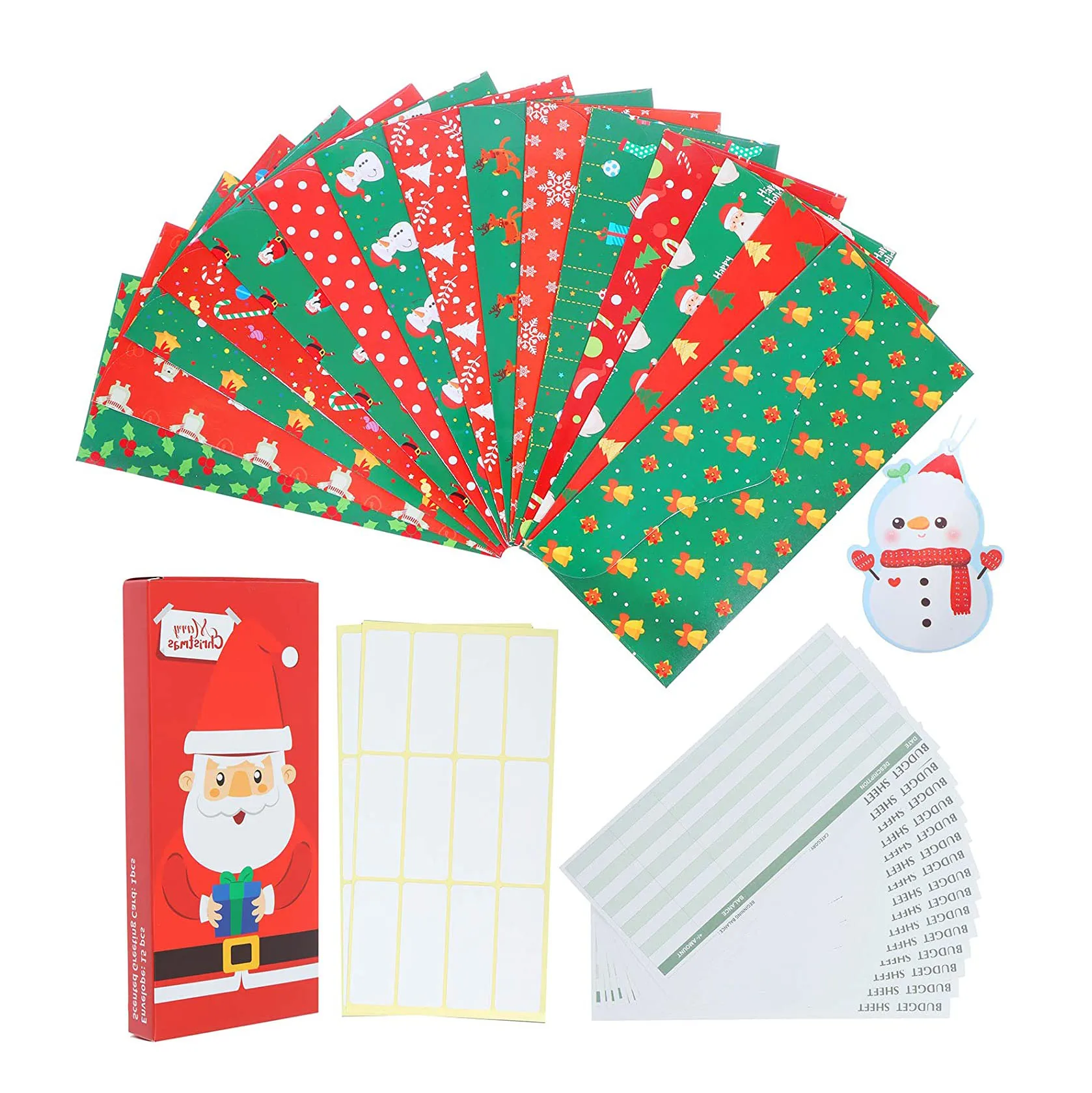 Органайзер-планировщик, 30 шт., рождественские темы, 15 шаблонов, конверты наличные для бюджетных целей, бюджетные листы, поздравительная откр...
Органайзер-планировщик, 30 шт., рождественские темы, 15 шаблонов, конверты наличные для бюджетных целей, бюджетные листы, поздравительная откр...