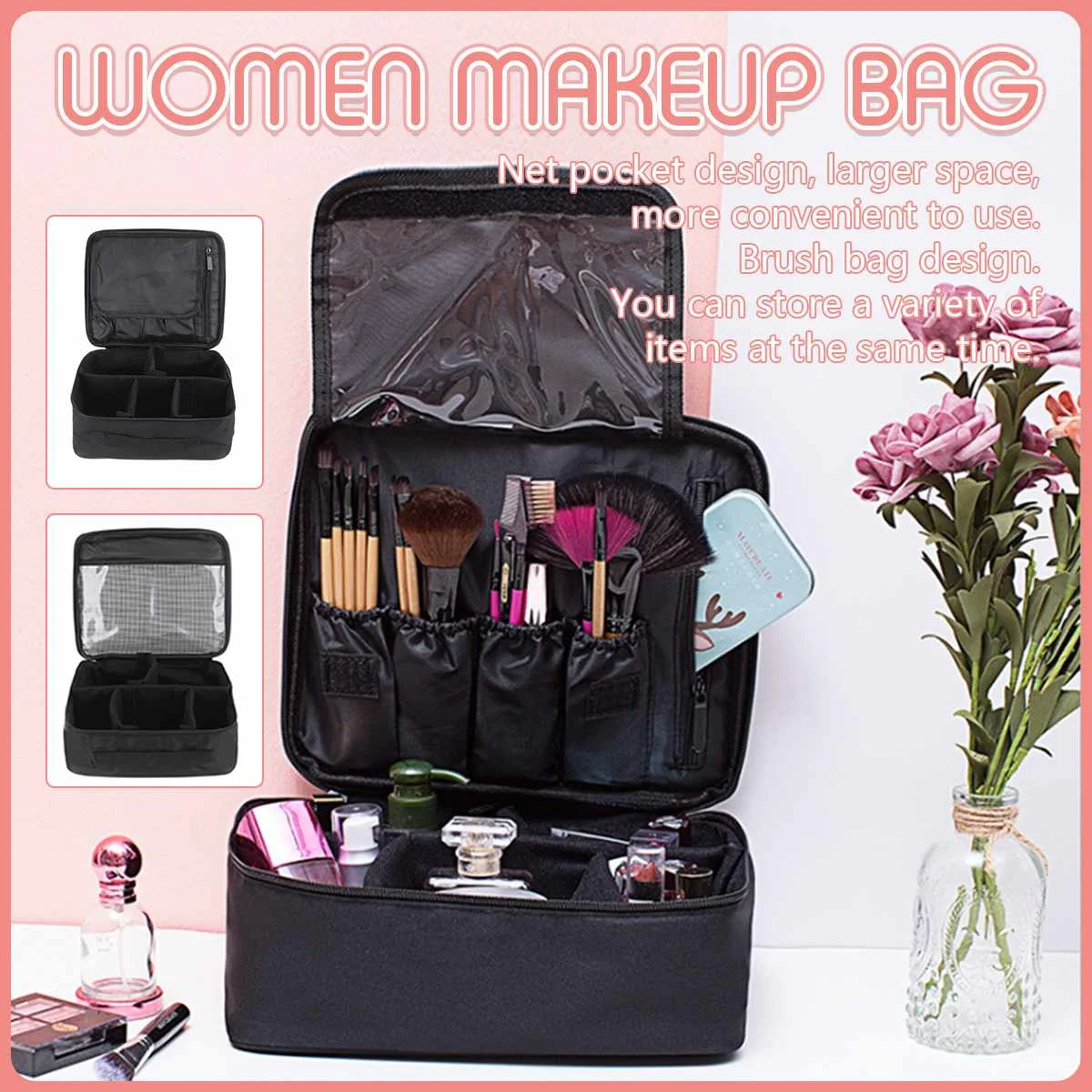 Multifunction Women Outdoor Storage Pouch Toiletries Organize Cosmetic Bag Portable Waterproof Female Travel Make Up Cases
Multifunction Women Outdoor Storage Pouch Toiletries Organize Cosmetic Bag Portable Waterproof Female Travel Make Up Cases