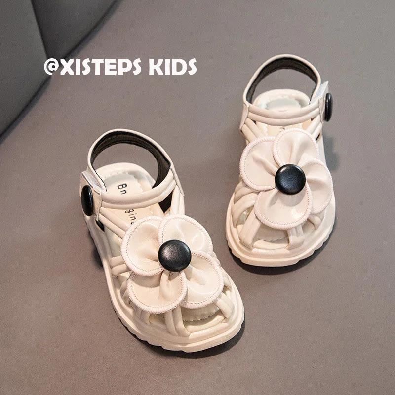 XISTEPS Children Girls Summer Sandals 2023 Soft Sole Floral Fashion Girls Shoes White Black Beach Sandals Princess Girl Footwear
XISTEPS Children Girls Summer Sandals 2023 Soft Sole Floral Fashion Girls Shoes White Black Beach Sandals Princess Girl Footwear