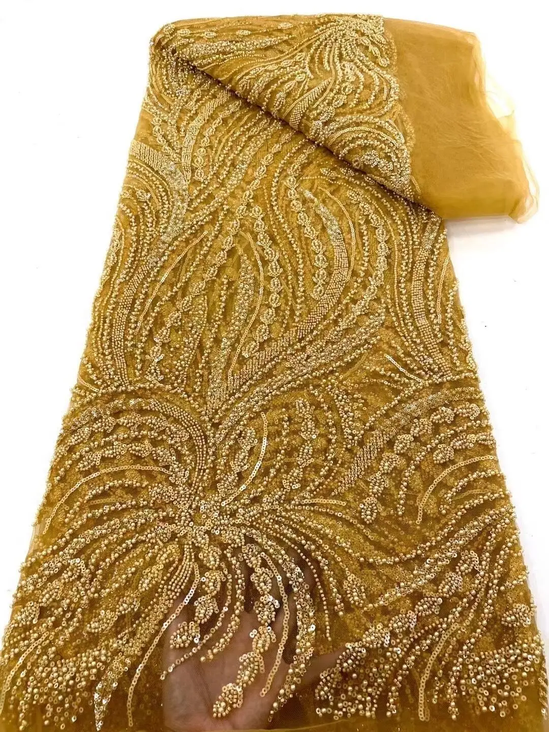 Lace Fabric ZH-1308304 beads Sequin Lace Fabric French Tulle African Lace Fabric Nigerian Lace Fabric For Party
Lace Fabric ZH-1308304 beads Sequin Lace Fabric French Tulle African Lace Fabric Nigerian Lace Fabric For Party