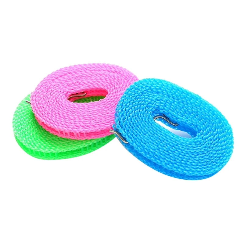 Portable Anti-Skid Windproof Clothesline Fence-Type Clothesline Drying Quilt Rope Clothesline Outdoor Travel, 5M 3PCS
Portable Anti-Skid Windproof Clothesline Fence-Type Clothesline Drying Quilt Rope Clothesline Outdoor Travel, 5M 3PCS