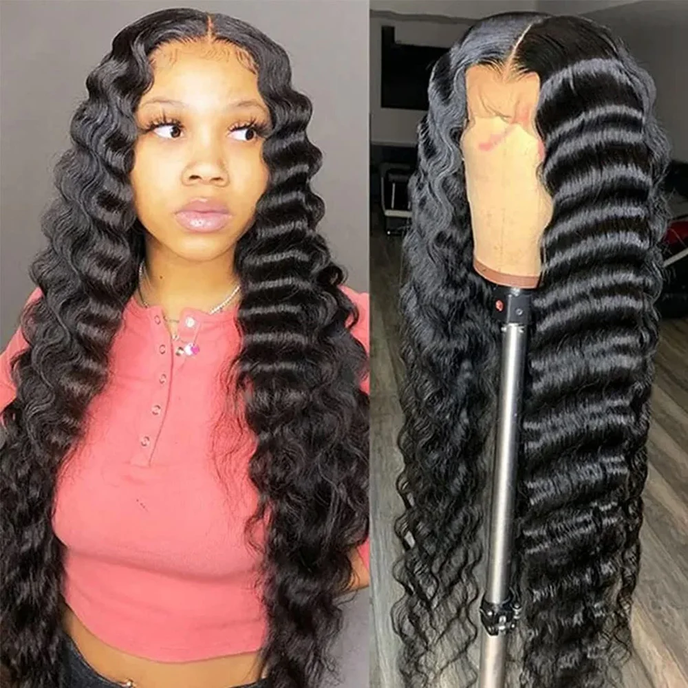 13x4 Lace Front Human Hair Wigs For Women Deep Wave Brazilian Hair Wig 180% Density Cheaper 4x4 Closure Wig Remy Pre Plucked
13x4 Lace Front Human Hair Wigs For Women Deep Wave Brazilian Hair Wig 180% Density Cheaper 4x4 Closure Wig Remy Pre Plucked