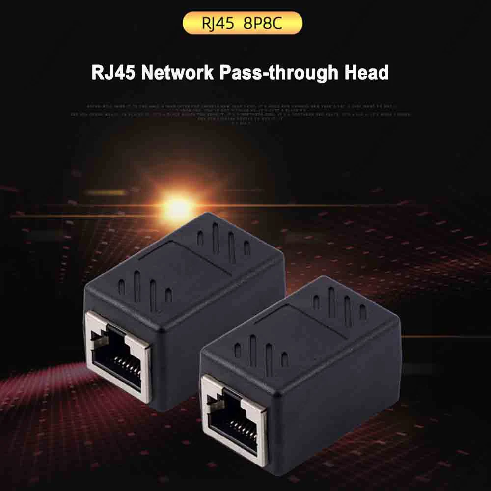 RJ45 Lan Connector Network Extender Ethernet RJ45 Adapter Gigabit Interface Female to Female Coupler For Cat7 Cat6 Cat5e 8P8C
RJ45 Lan Connector Network Extender Ethernet RJ45 Adapter Gigabit Interface Female to Female Coupler For Cat7 Cat6 Cat5e 8P8C
