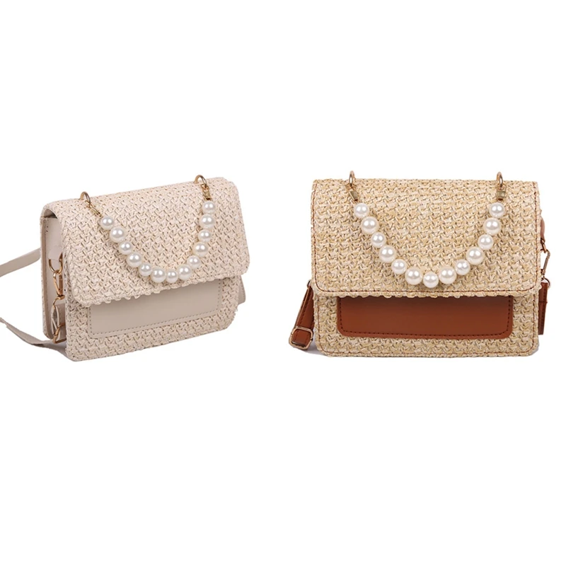 Messenger Bag Ladies Shoulder Bag Women Handbag Purse Straw Woven Beaded Fashion New Leather Simple
Messenger Bag Ladies Shoulder Bag Women Handbag Purse Straw Woven Beaded Fashion New Leather Simple