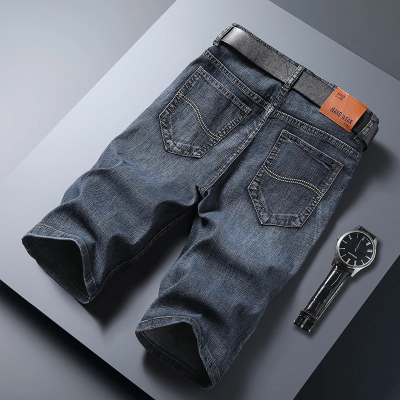 Classic Style Straight Thin Denim Shorts for Men Summer New Solid Color Casual Simple Male Clothing Short Jeans 28-40
Classic Style Straight Thin Denim Shorts for Men Summer New Solid Color Casual Simple Male Clothing Short Jeans 28-40