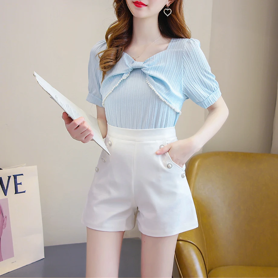 Women 2022 Summer New Fashion Outfits Female All-match Short Sleeve T-shirts Loose Two Piece Ladies Shorts Casual Suit L50
Women 2022 Summer New Fashion Outfits Female All-match Short Sleeve T-shirts Loose Two Piece Ladies Shorts Casual Suit L50