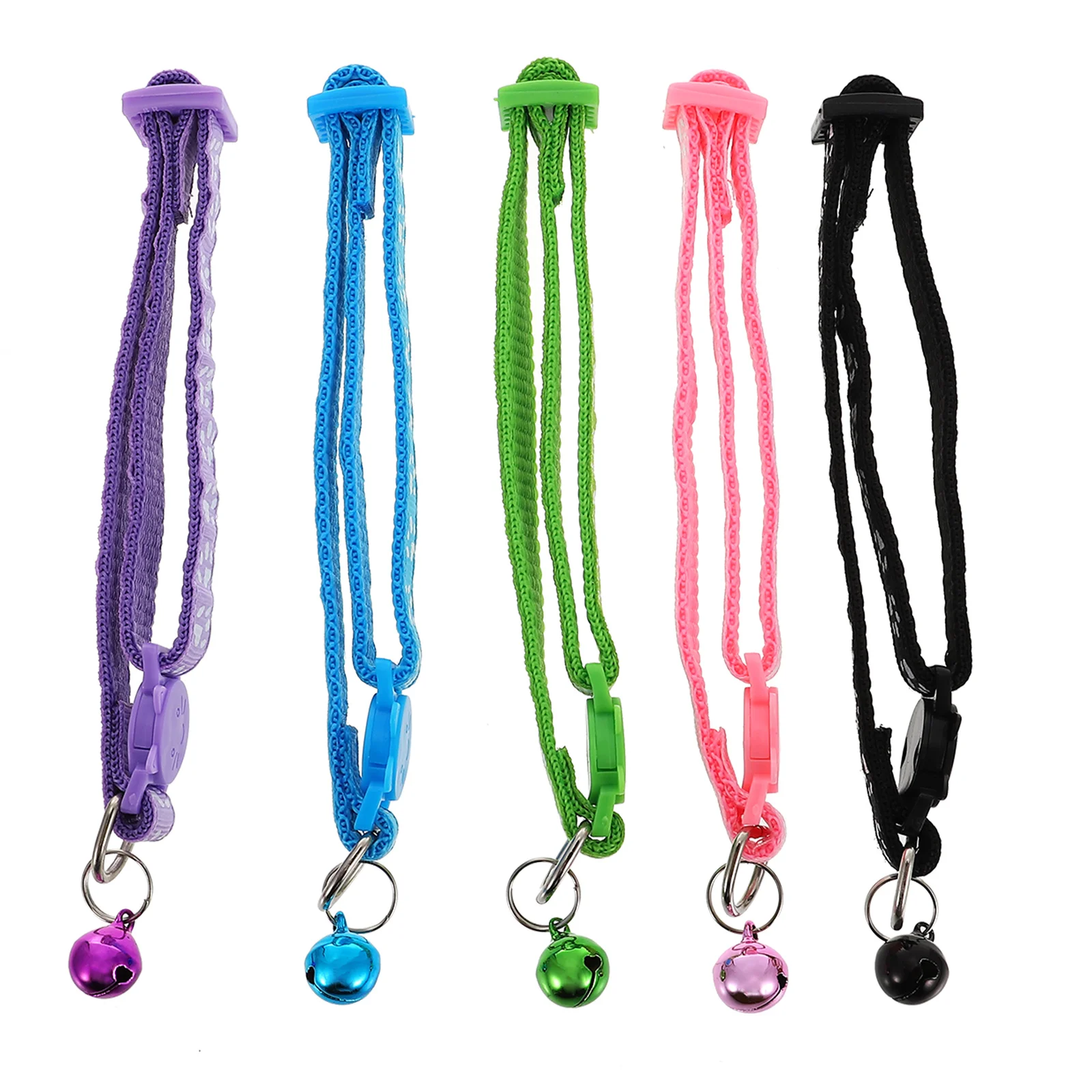 5Pcs Adjustable Cat Collars Wear-resistant Cat Decors Decorative Bell Collars Cat Supply
5Pcs Adjustable Cat Collars Wear-resistant Cat Decors Decorative Bell Collars Cat Supply