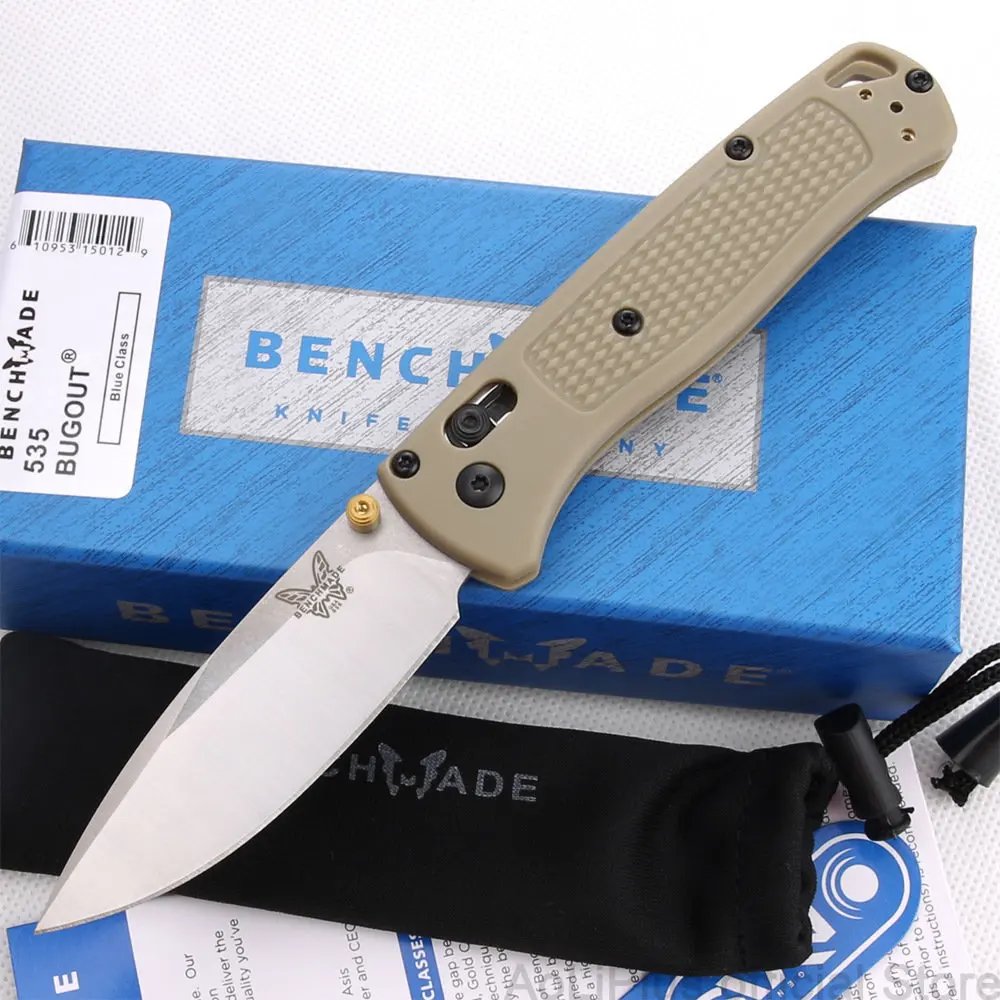 

Multiple Color Benchmade 535/535S Bugout Folding Knife S30V Blade Outdoor Safety Defense Portable Pocket Knives EDC Tool