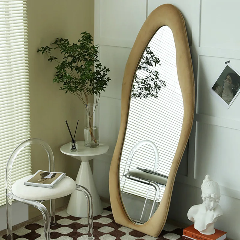 Nordic Aesthetic Design Mirror Living Room Display Irregular Decor Mirror Creative Standing Floor Deco Chambre Home Furniture
Nordic Aesthetic Design Mirror Living Room Display Irregular Decor Mirror Creative Standing Floor Deco Chambre Home Furniture
