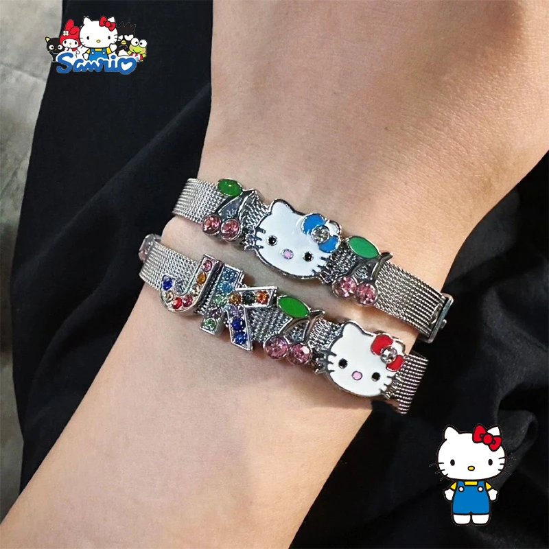 Hello Kitty Sanrio Cherry Bracelets Kawaii Anime Cartoon Cute Jewelry Hand Decoration Toys Girl Friend Holiday Birthday Gifts
Hello Kitty Sanrio Cherry Bracelets Kawaii Anime Cartoon Cute Jewelry Hand Decoration Toys Girl Friend Holiday Birthday Gifts