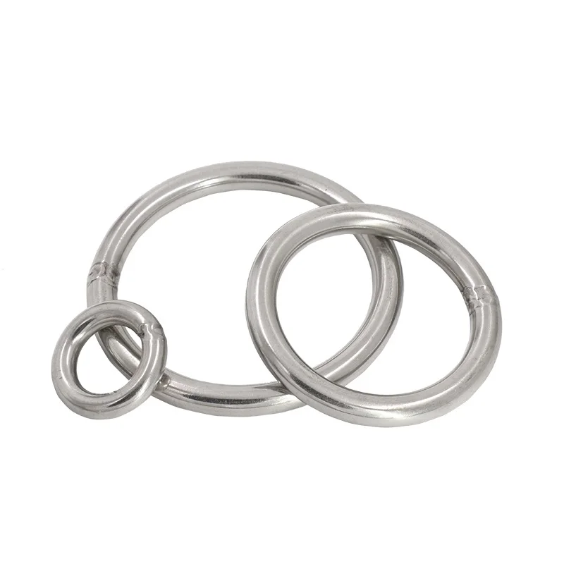 30-100mmHeavy Duty Welded Round Rings Smooth Solid O Ring 304 Stainless Steel For Rigging Marine Boat Hammock Yoga Hanging Ring
30-100mmHeavy Duty Welded Round Rings Smooth Solid O Ring 304 Stainless Steel For Rigging Marine Boat Hammock Yoga Hanging Ring