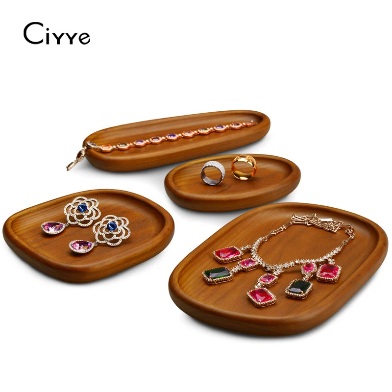 Ciyye Jewelry Display Tray for Ring Earrings Pendant Necklace Jewelry Accessories Solid Wood Showing Tray for Women and Men
Ciyye Jewelry Display Tray for Ring Earrings Pendant Necklace Jewelry Accessories Solid Wood Showing Tray for Women and Men