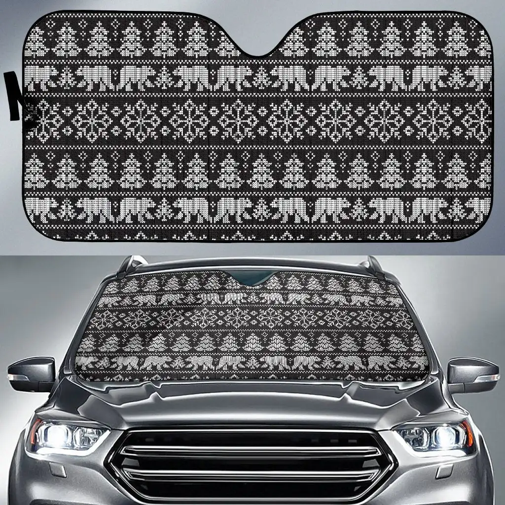Fairisle Polar Bear Christmas Pattern Print Auto Sun Shade Car Windshield Window Cover Sunshade
Fairisle Polar Bear Christmas Pattern Print Auto Sun Shade Car Windshield Window Cover Sunshade
