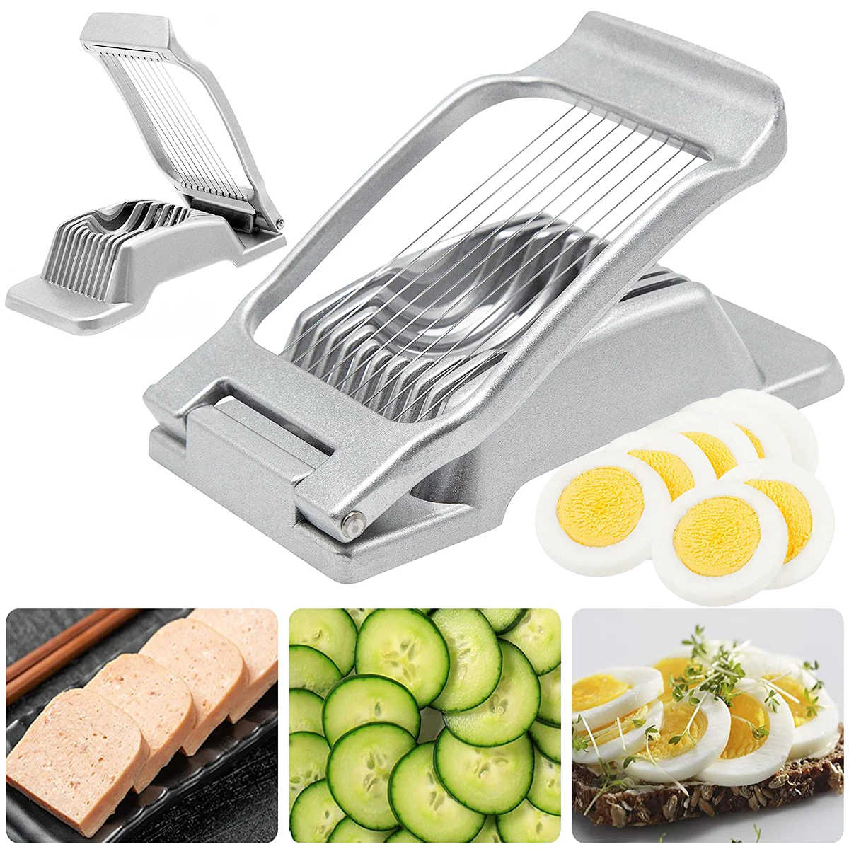 Egg Egg Slicer Alloy Cutter Multipurpose Hard Slicer Boiled Manual Supplies Kitchen Egg Egg Aluminium Cutter Mini Slicer Cutter
Egg Egg Slicer Alloy Cutter Multipurpose Hard Slicer Boiled Manual Supplies Kitchen Egg Egg Aluminium Cutter Mini Slicer Cutter