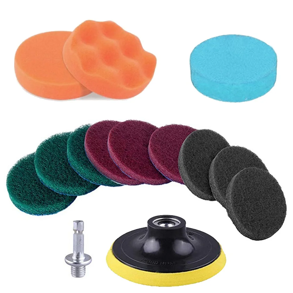 13Pcs 4Inch Polishing Sheet Drill Detailing Brush Scour Polishing Tile Power Scrubber Scouring Pads Cleaning Kit
13Pcs 4Inch Polishing Sheet Drill Detailing Brush Scour Polishing Tile Power Scrubber Scouring Pads Cleaning Kit