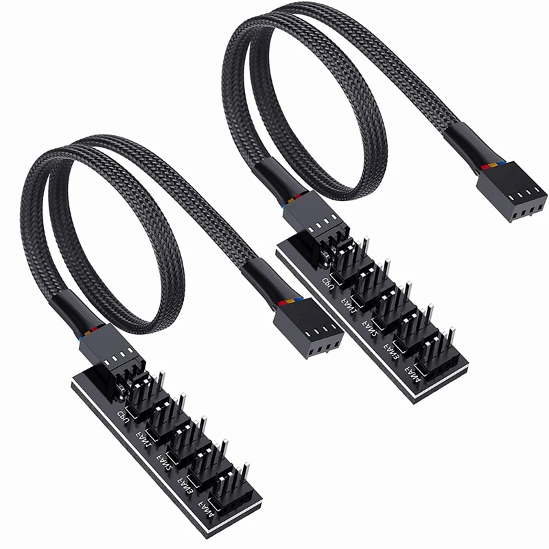2Pcs 40Cm 1 To 5 4-Pins PWM Fan CPU Hub Computer PC Case Chasis Cooler Power Extension Cable Splitter Adapter Controller
2Pcs 40Cm 1 To 5 4-Pins PWM Fan CPU Hub Computer PC Case Chasis Cooler Power Extension Cable Splitter Adapter Controller
