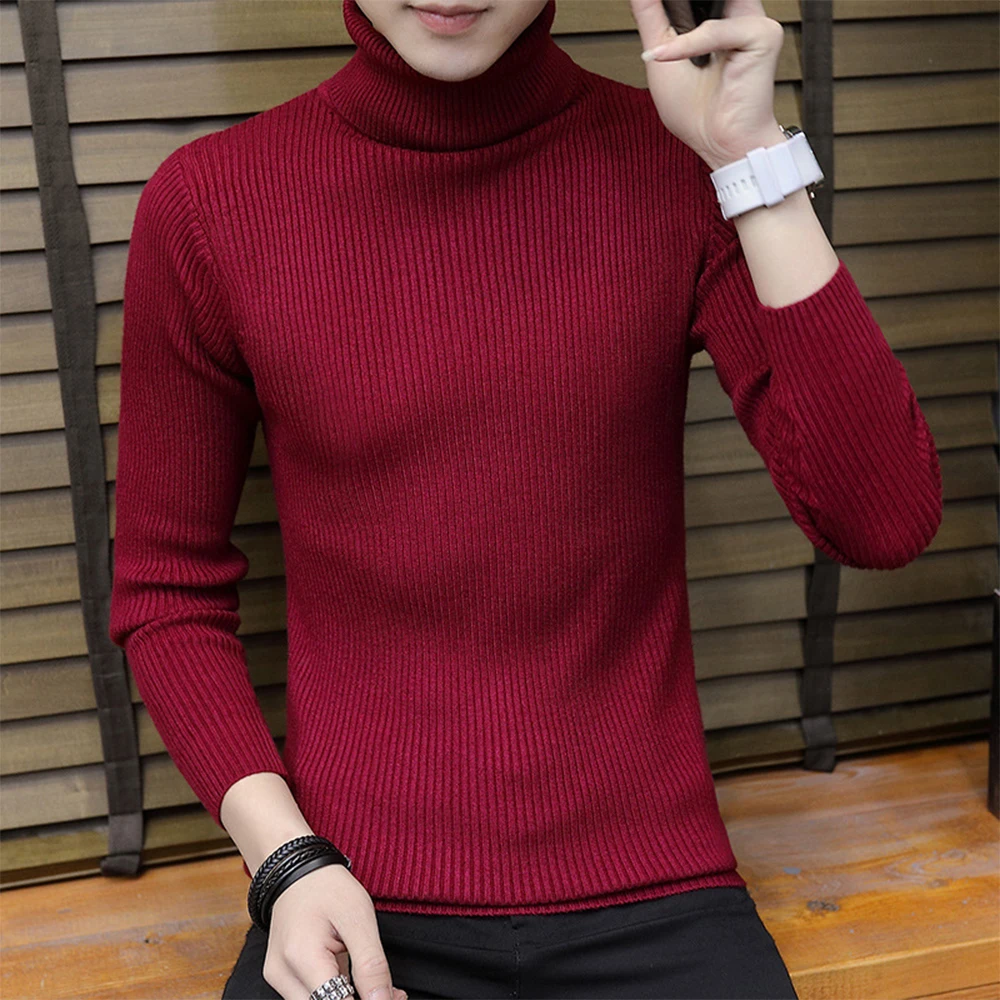 Winter Warm Turtleneck Sweater Men Knitting Pullover Long Sleeve Solid Jumper Slim Fit Casual Knitted Tops High Collar Knitwear
Winter Warm Turtleneck Sweater Men Knitting Pullover Long Sleeve Solid Jumper Slim Fit Casual Knitted Tops High Collar Knitwear