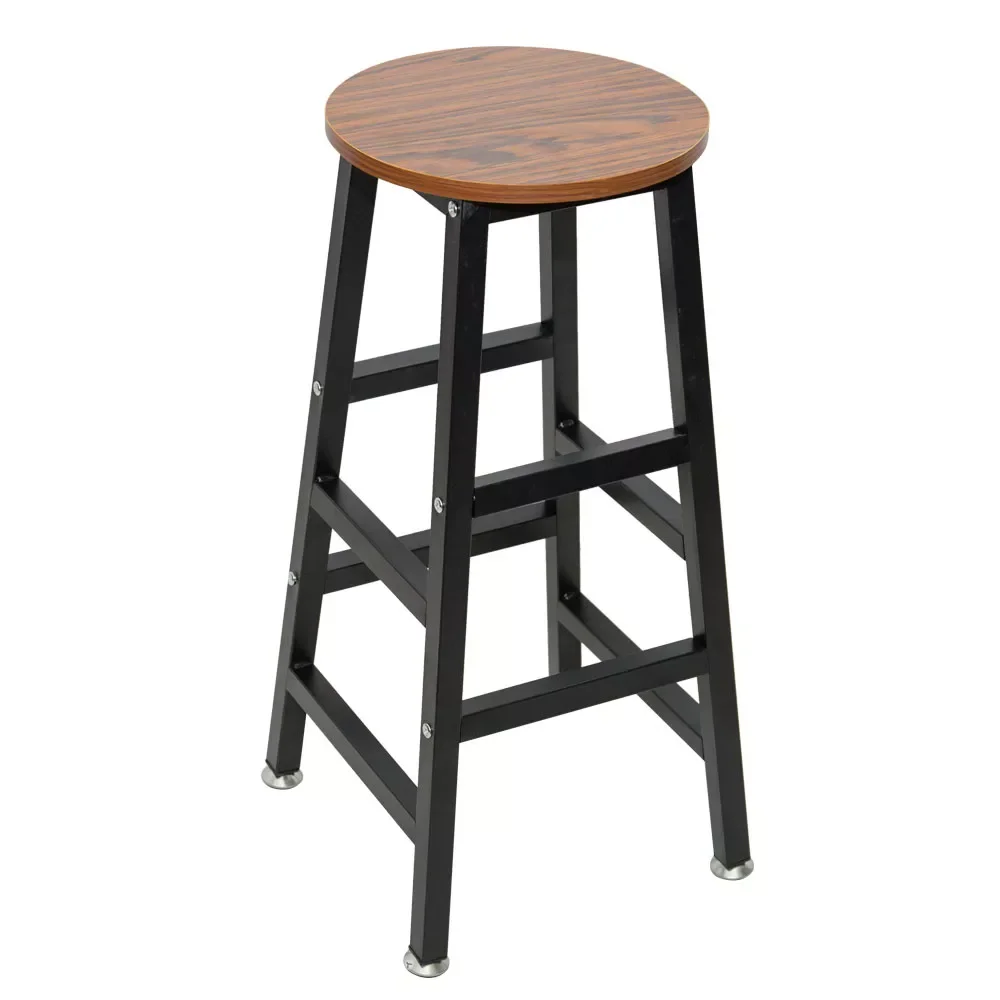 Wooden Round Bar Stool Vintage Pub Seat Retro Metal Frame Wood Top Chair for Restaurant
Wooden Round Bar Stool Vintage Pub Seat Retro Metal Frame Wood Top Chair for Restaurant