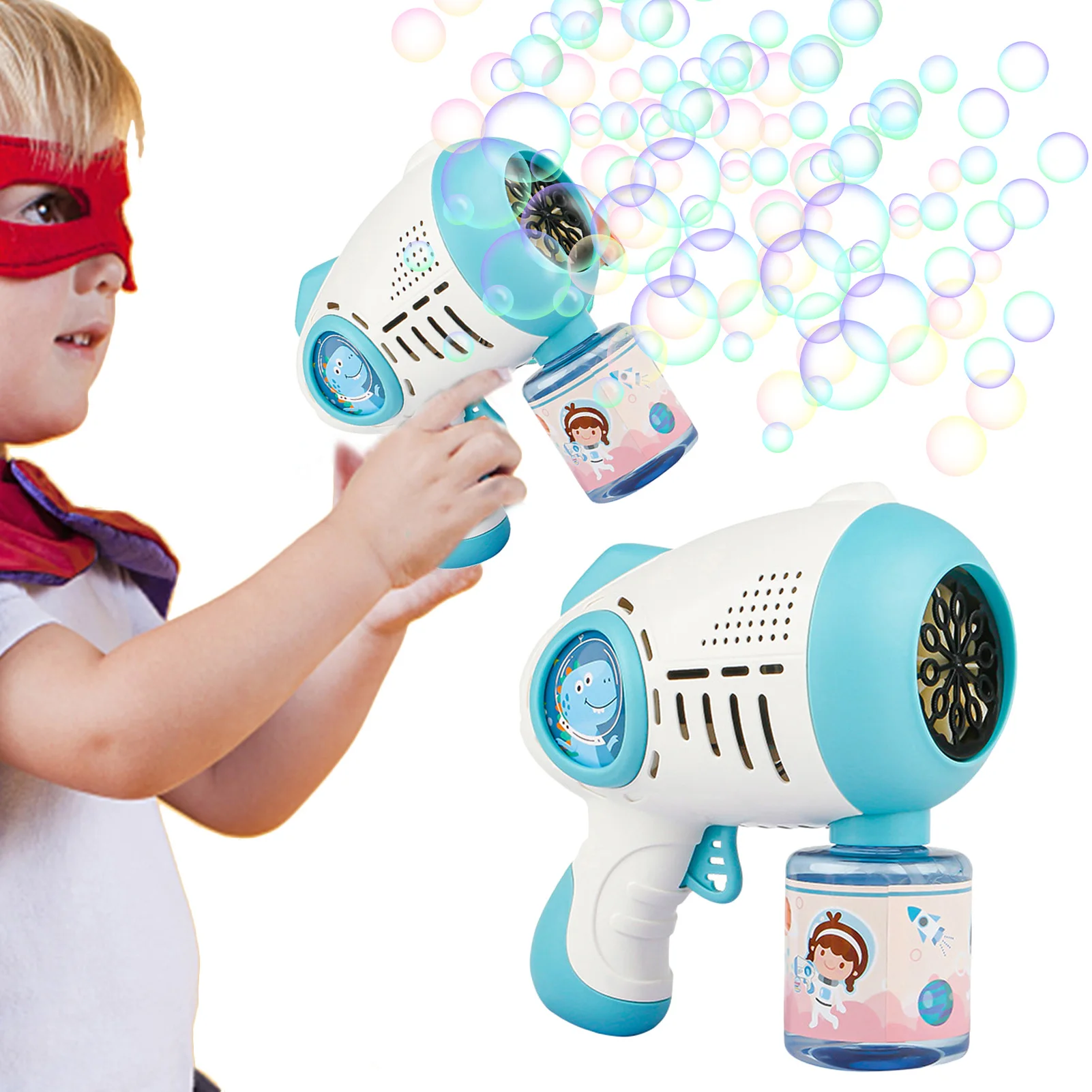 8 Holes Bubble Machine 2022 New Designed Leakage-Proof Bubble Blower Guns Toys Children's Day Gift Bubble Guns Blaster For Boys
8 Holes Bubble Machine 2022 New Designed Leakage-Proof Bubble Blower Guns Toys Children's Day Gift Bubble Guns Blaster For Boys