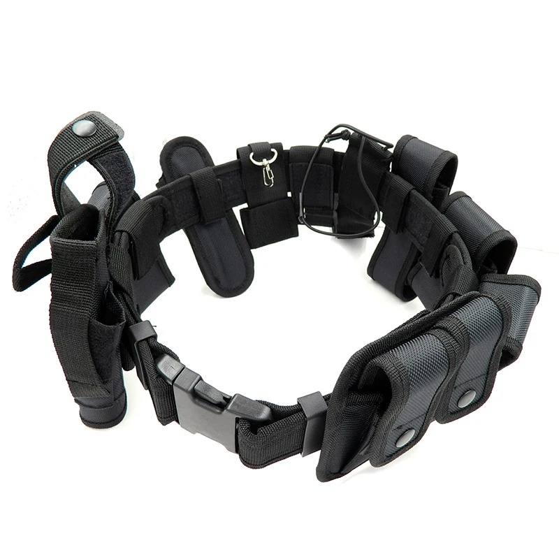10pcs Multifunctional Security Belts Outdoor Tactical Military Training Polices Guard Utility Kit Duty Belt Belt with Pouch Set
10pcs Multifunctional Security Belts Outdoor Tactical Military Training Polices Guard Utility Kit Duty Belt Belt with Pouch Set