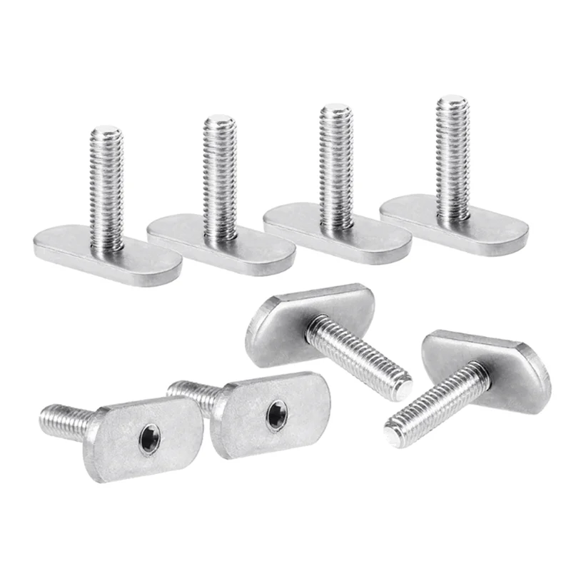 8 Pcs Kayak Rail/Track M6 Screws & Nuts T Slot Bolt Replacement Stainless Steel Gear Mounting Bolt Kayak Accessories
8 Pcs Kayak Rail/Track M6 Screws & Nuts T Slot Bolt Replacement Stainless Steel Gear Mounting Bolt Kayak Accessories