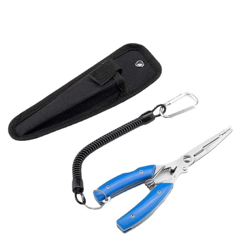 EASYFISH Multifunctional Fishing Plier Stainless Steel Fishing Plier Fish Line Scissor Fishhook Remover Tool With Anti-slip Rope
EASYFISH Multifunctional Fishing Plier Stainless Steel Fishing Plier Fish Line Scissor Fishhook Remover Tool With Anti-slip Rope