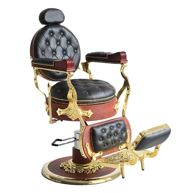 Best selling barber shop furniture baroque style gold recliner barber chair for Barber hairdressing
Best selling barber shop furniture baroque style gold recliner barber chair for Barber hairdressing