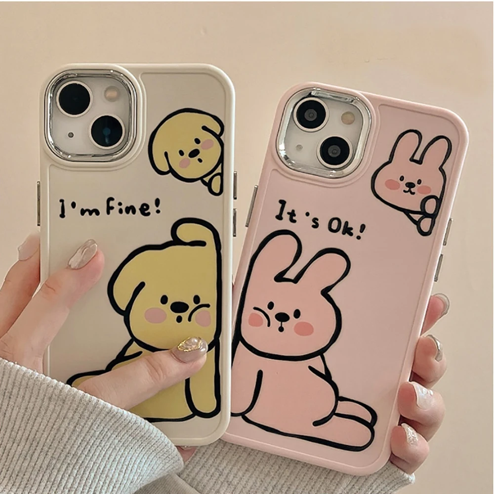Cute Rabbit Cartoon Puppy Dog Funny Couples Phone Case For iPhone 14 13 12 11 Pro Max Shockproof Bumper Soft Back Cover Case
Cute Rabbit Cartoon Puppy Dog Funny Couples Phone Case For iPhone 14 13 12 11 Pro Max Shockproof Bumper Soft Back Cover Case