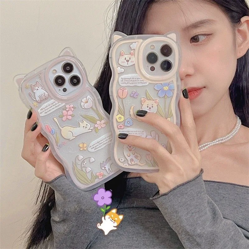 cute cat and dog with flower ears Phone Cases For iPhone 14 13 12 11 Pro Max Mini XR XS MAX 8 X 7 SE 2020 Back Cover
cute cat and dog with flower ears Phone Cases For iPhone 14 13 12 11 Pro Max Mini XR XS MAX 8 X 7 SE 2020 Back Cover