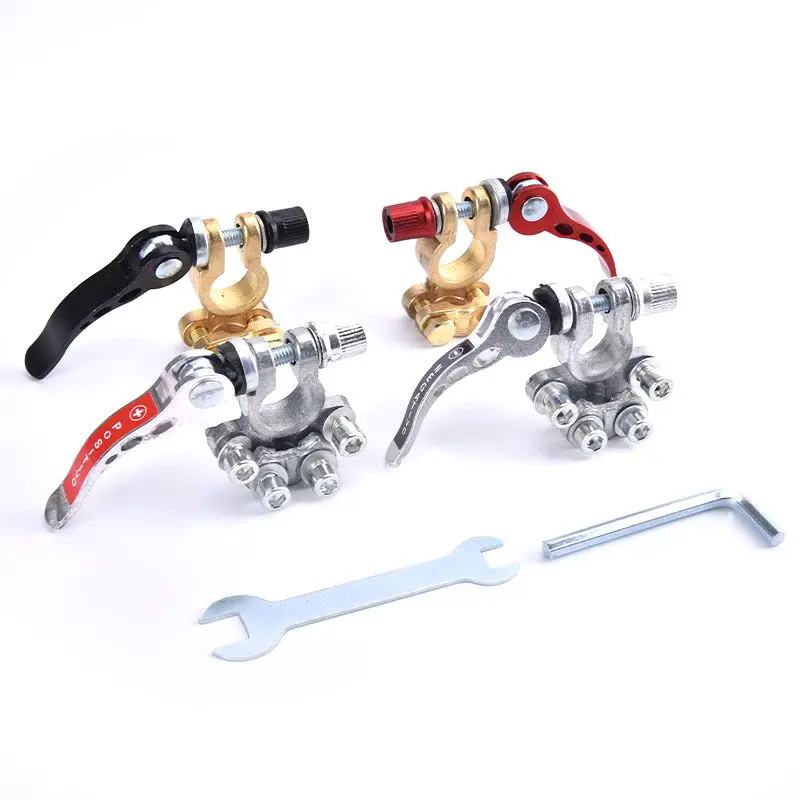 2 PCS Quick Disconnect Car Battery Main Cable Post Terminal Shut-off Connectors for 12v 6v 24v Boat Race Car UTV Tractor Truck
2 PCS Quick Disconnect Car Battery Main Cable Post Terminal Shut-off Connectors for 12v 6v 24v Boat Race Car UTV Tractor Truck
