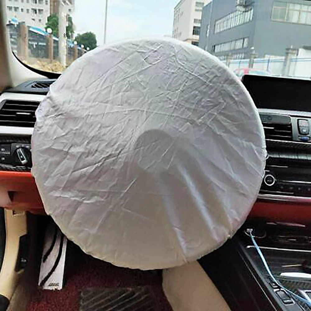 1pc Sun Shade 50cm*50cm Sunscreen Universal Visor Auto Silver Sun Block Heat Shield Steering Wheel Comfortable
1pc Sun Shade 50cm*50cm Sunscreen Universal Visor Auto Silver Sun Block Heat Shield Steering Wheel Comfortable