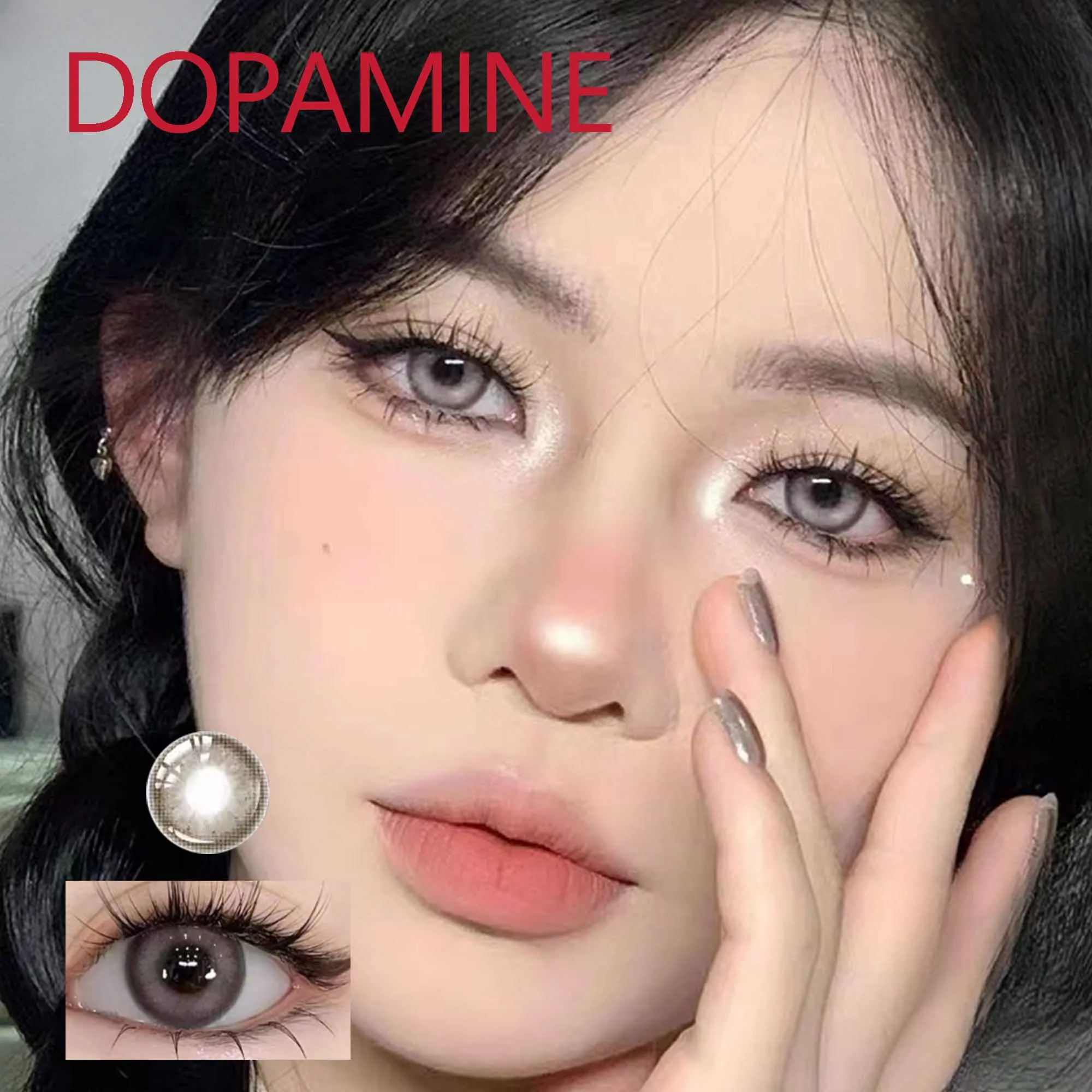 

Coslens 14.20mm Soft Contact Lenses with Power Women Men Fashion Eyewear lentes de contacto Dopamine