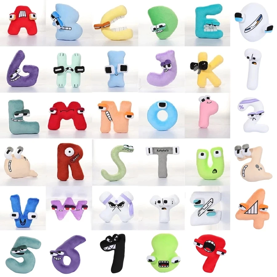 NEW Alphabet Lore Plush Toy Character Doll Kawaii Stuffed Animal Toys for Children Christmas Gifts
NEW Alphabet Lore Plush Toy Character Doll Kawaii Stuffed Animal Toys for Children Christmas Gifts