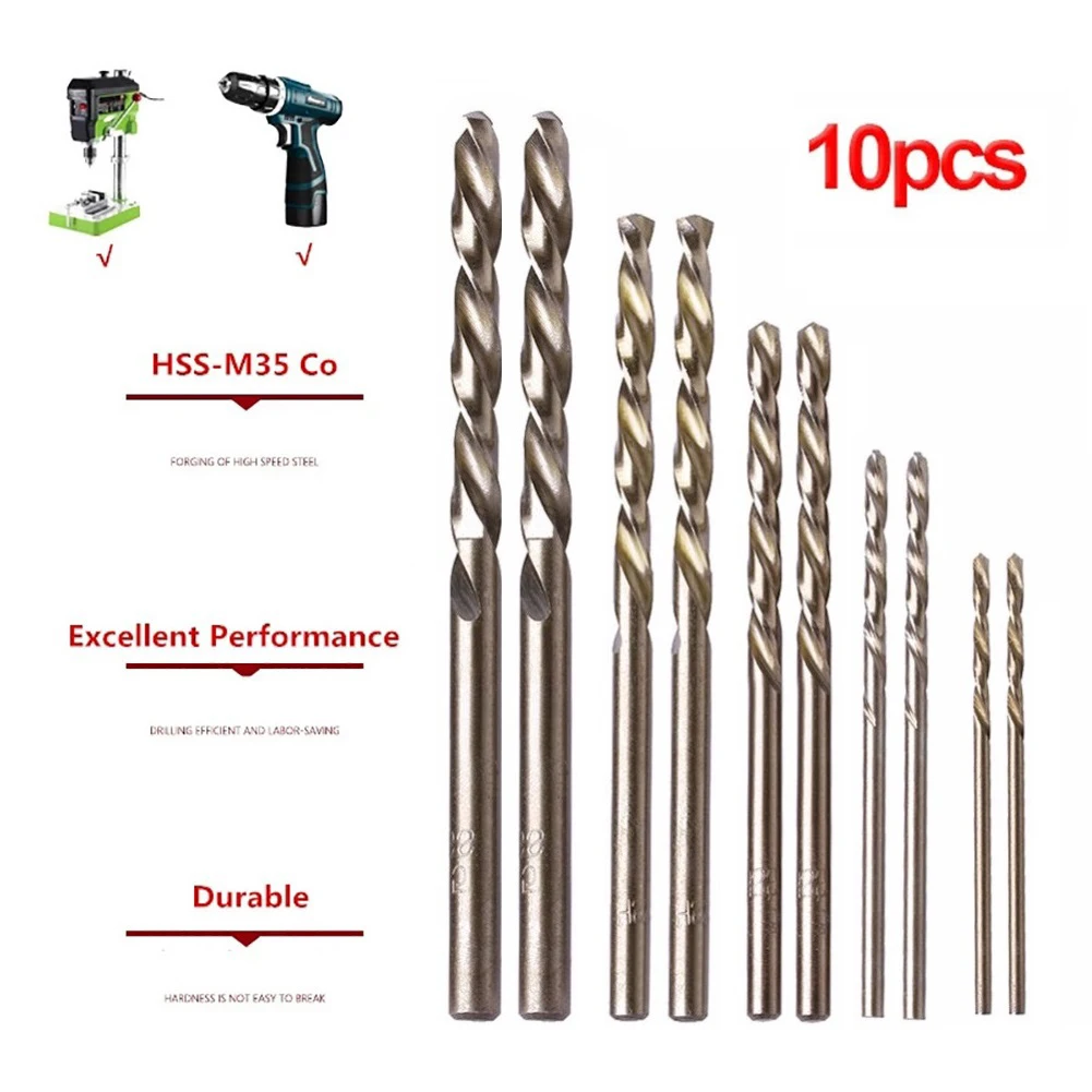 Workshop Equipment Drill Bit Auger 1mm 2mm 3mm 4mm 5mm Cobalt HSS M35 Round For Stainless Steel Drilling Durable
Workshop Equipment Drill Bit Auger 1mm 2mm 3mm 4mm 5mm Cobalt HSS M35 Round For Stainless Steel Drilling Durable