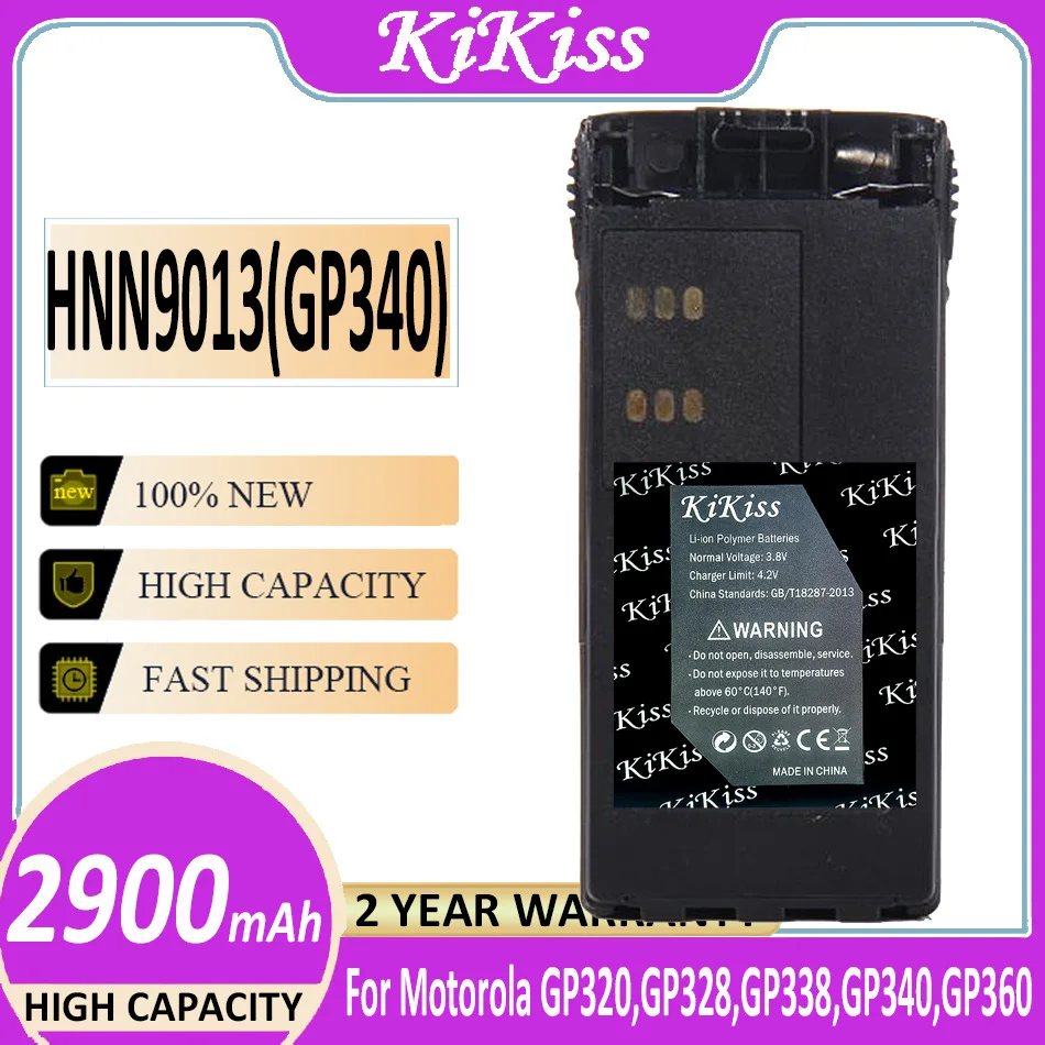 

Original 2900mAh KiKiss Battery HNN9013 (GP340) for Motorola GP320, GP328, GP338, GP340, GP360, GP380 Bateria