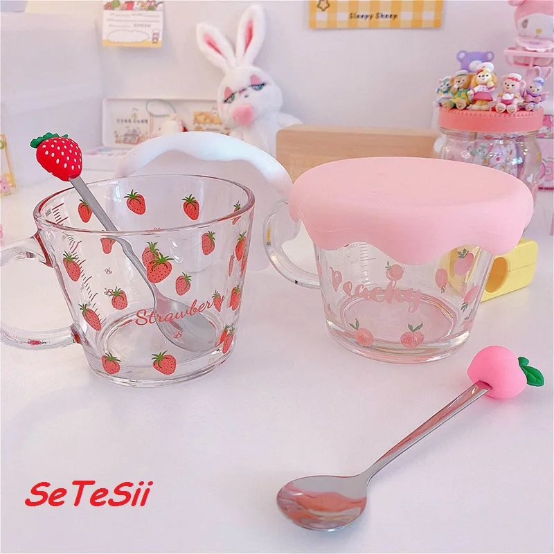 SeTeSii Sippy Cups Double Wall Tumbler with Spoon Graduated Drinking Water Bottle Family Milk Glass Mug for Children
SeTeSii Sippy Cups Double Wall Tumbler with Spoon Graduated Drinking Water Bottle Family Milk Glass Mug for Children