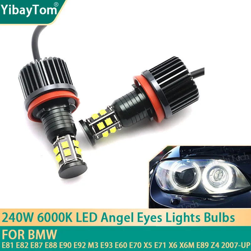 2p 240W 6000K lamp LED Angel Eyes Marker Light Bulbs For BMW E81 E82 E87 E88 E90 E92 M3 E93 E60 E70 X5 E71 X6 X6M E89 Z4 2007-UP 
2p 240W 6000K lamp LED Angel Eyes Marker Light Bulbs For BMW E81 E82 E87 E88 E90 E92 M3 E93 E60 E70 X5 E71 X6 X6M E89 Z4 2007-UP