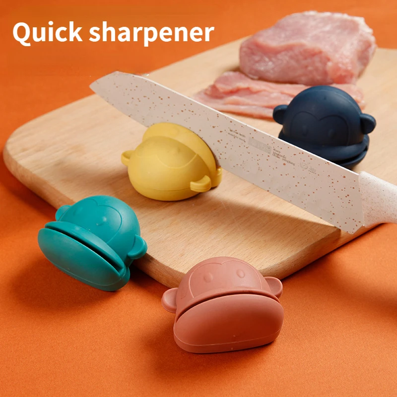 Big Mouth Monkey Knife Sharpener PP Kawaii Kitchen Quick Knife Sharpener Diamond Chef Knife Scissors Rubber Knife Sharpener
Big Mouth Monkey Knife Sharpener PP Kawaii Kitchen Quick Knife Sharpener Diamond Chef Knife Scissors Rubber Knife Sharpener