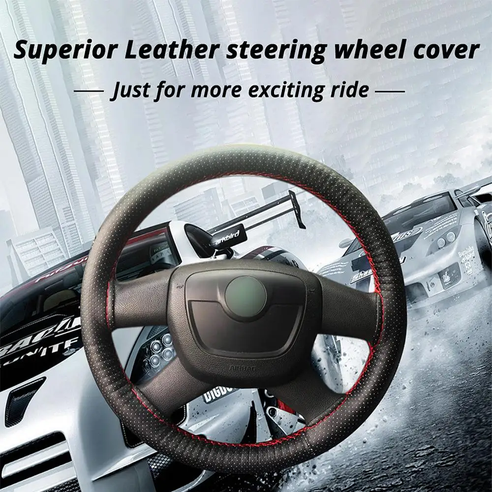 Car Styling DIY Steering Wheel Covers Extremely Soft Leather Braid On Steering-wheel Car Needle Thread 38cm Interior Accessories
Car Styling DIY Steering Wheel Covers Extremely Soft Leather Braid On Steering-wheel Car Needle Thread 38cm Interior Accessories
