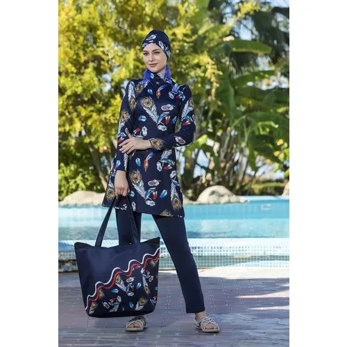 Armes Peacock Print Hijab Swimwear ARMES/118 Islamic rules jowl Game
Armes Peacock Print Hijab Swimwear ARMES/118 Islamic rules jowl Game