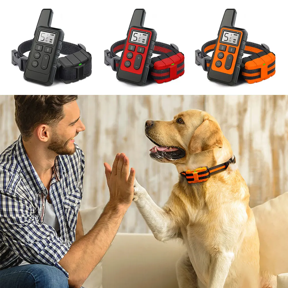 Rechargeable Electric Dog Training Collar Waterproof Pet Remote Control Anti Barking Device with Shock Vibration
Rechargeable Electric Dog Training Collar Waterproof Pet Remote Control Anti Barking Device with Shock Vibration
