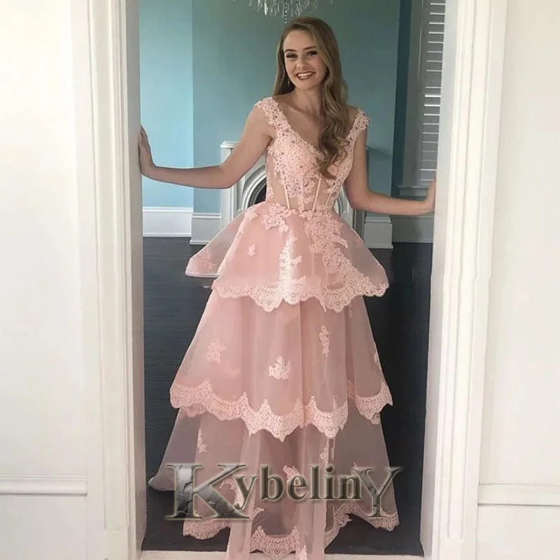 Kybeliny Pink Tiered Evening Dresses Aline Ruffles Prom Robe De Soiree Graduation Celebrity Vestidos Fiesta Women Formal
Kybeliny Pink Tiered Evening Dresses Aline Ruffles Prom Robe De Soiree Graduation Celebrity Vestidos Fiesta Women Formal